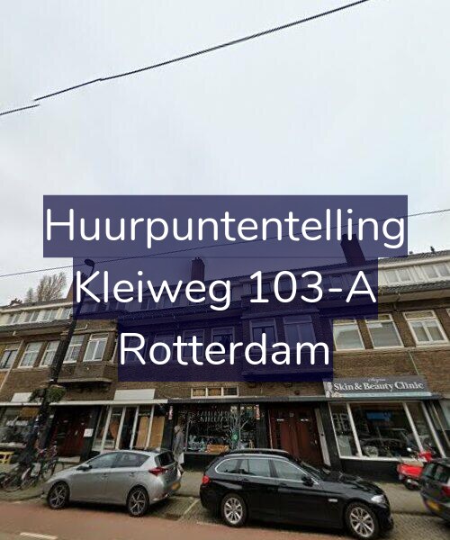 Foto gevel Huurpuntentelling voor Kleiweg 103-A, Rotterdam