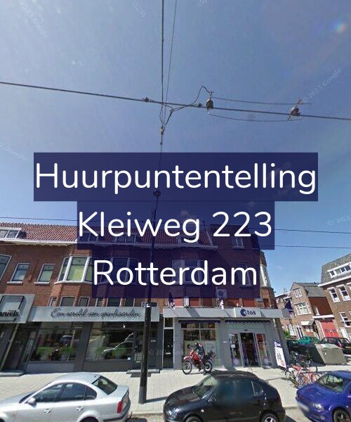 Foto gevel Huurpuntentelling voor Kleiweg 223, Rotterdam