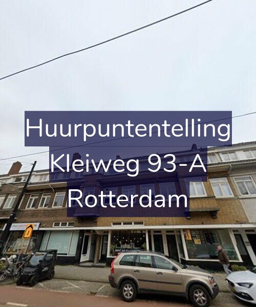 Foto gevel Huurpuntentelling voor Kleiweg 93-A, Rotterdam