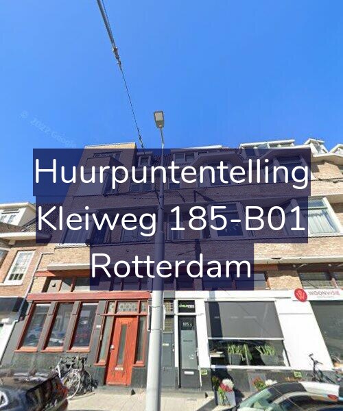 Foto gevel Huurpuntentelling voor Kleiweg 185-B01, Rotterdam