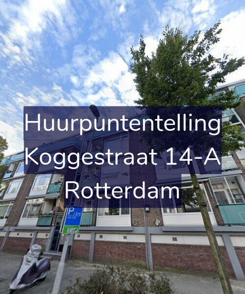 Foto gevel Huurpuntentelling voor Koggestraat 14-A, Rotterdam