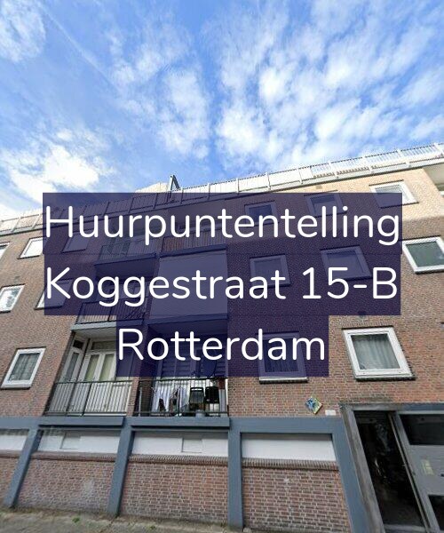 Foto gevel Huurpuntentelling voor Koggestraat 15-B, Rotterdam