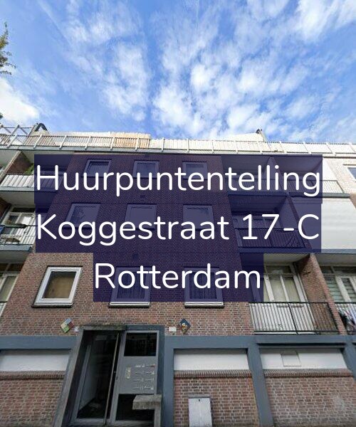 Foto gevel Huurpuntentelling voor Koggestraat 17-C, Rotterdam