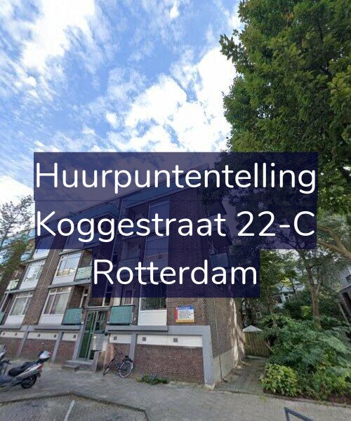 Foto gevel Huurpuntentelling voor Koggestraat 22-C, Rotterdam