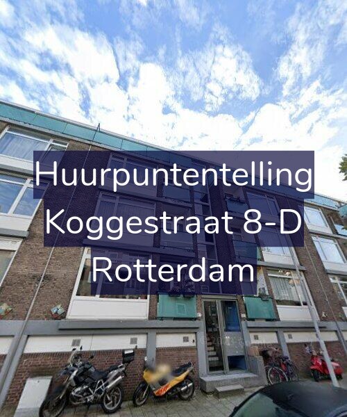 Foto gevel Huurpuntentelling voor Koggestraat 8-D, Rotterdam