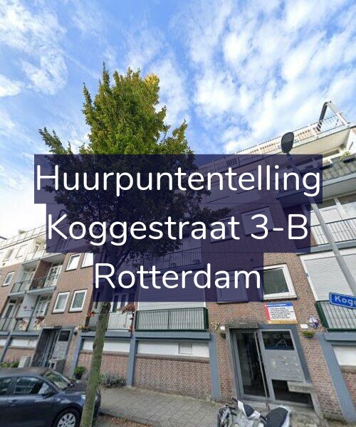 Foto gevel Huurpuntentelling voor Koggestraat 3-B, Rotterdam