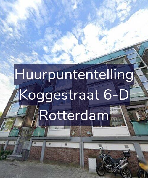 Foto gevel Huurpuntentelling voor Koggestraat 6-D, Rotterdam