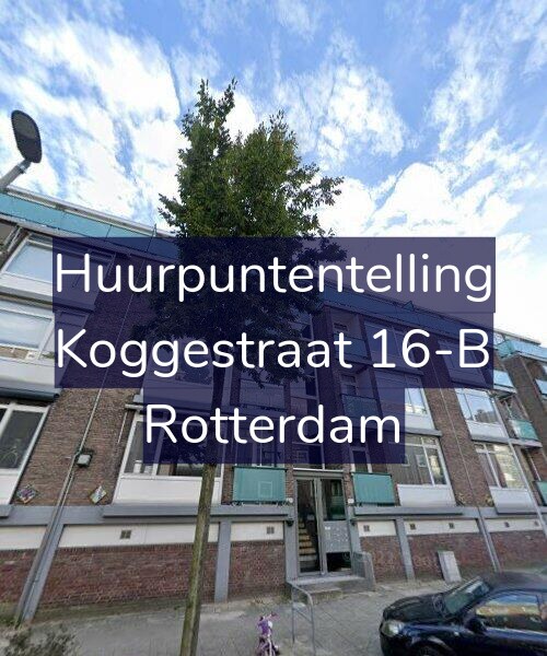 Foto gevel Huurpuntentelling voor Koggestraat 16-B, Rotterdam