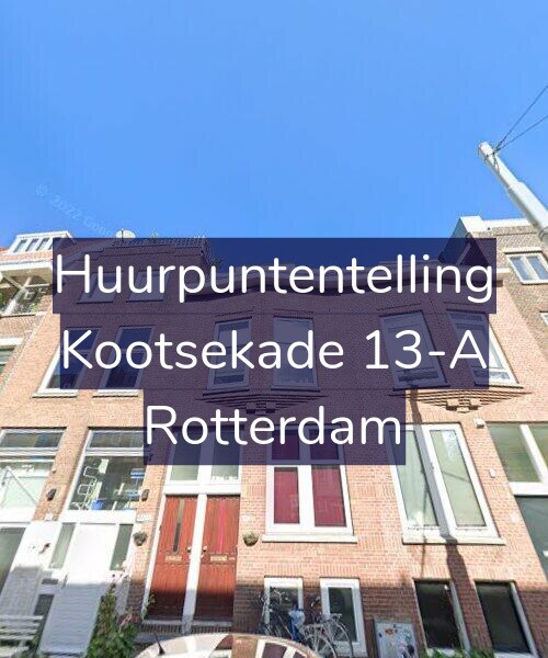 Foto gevel Huurpuntentelling voor Kootsekade 13-A, Rotterdam