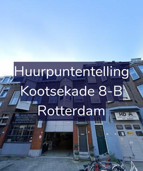 Foto gevel Huurpuntentelling voor Kootsekade 8-B, Rotterdam