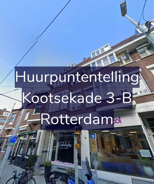 Foto gevel Huurpuntentelling voor Kootsekade 3-B, Rotterdam