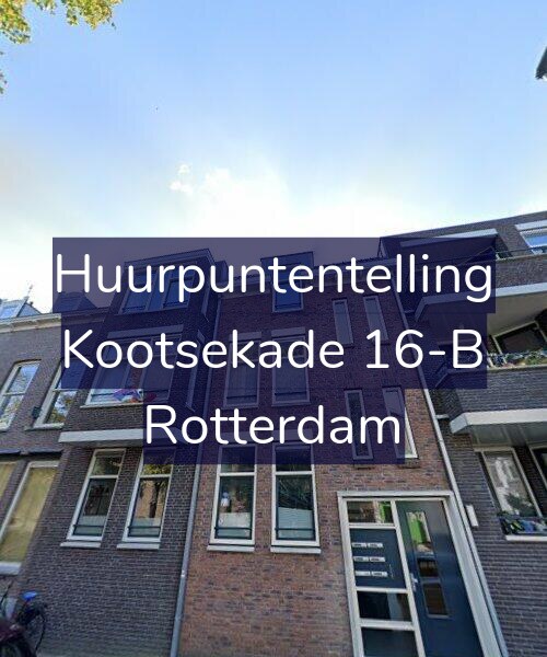 Foto gevel Huurpuntentelling voor Kootsekade 16-B, Rotterdam