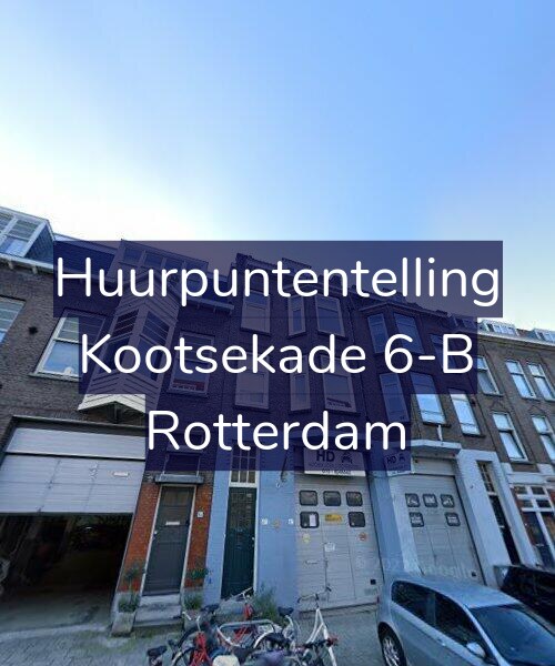 Foto gevel Huurpuntentelling voor Kootsekade 6-B, Rotterdam