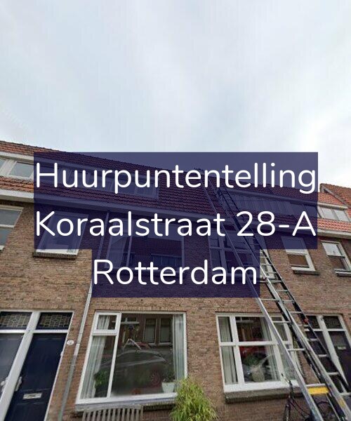 Foto gevel Huurpuntentelling voor Koraalstraat 28-A, Rotterdam