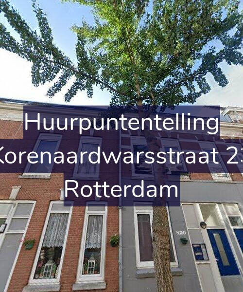 Foto gevel Huurpuntentelling voor Korenaardwarsstraat 23, Rotterdam