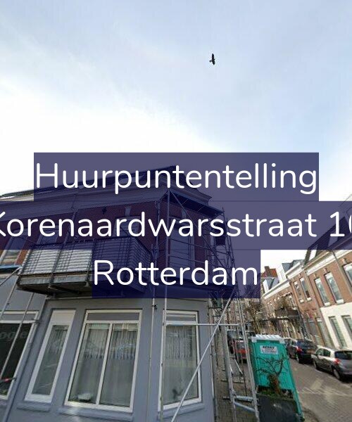 Foto gevel Huurpuntentelling voor Korenaardwarsstraat 10, Rotterdam