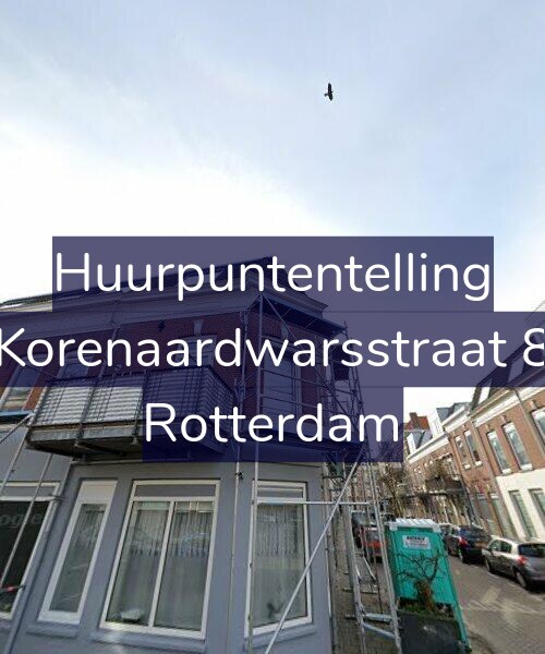 Foto gevel Huurpuntentelling voor Korenaardwarsstraat 8, Rotterdam