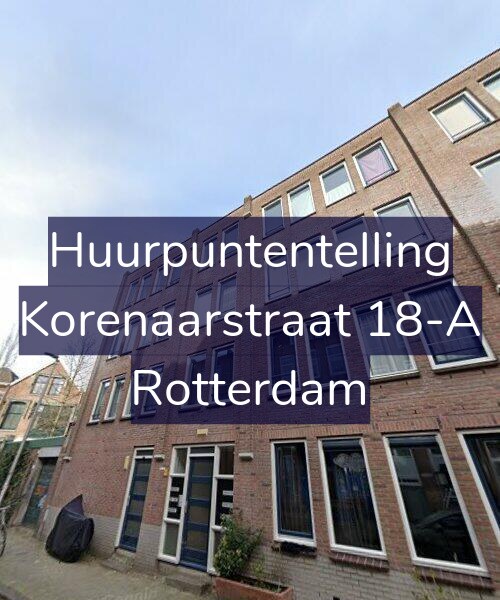 Foto gevel Huurpuntentelling voor Korenaarstraat 18-A, Rotterdam