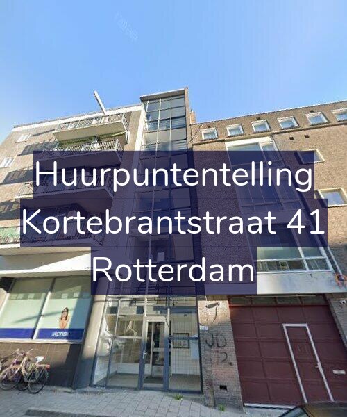 Foto gevel Huurpuntentelling voor Kortebrantstraat 41, Rotterdam