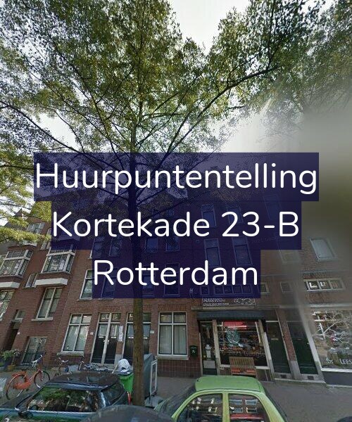 Foto gevel Huurpuntentelling voor Kortekade 23-B, Rotterdam