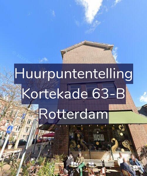 Foto gevel Huurpuntentelling voor Kortekade 63-B, Rotterdam