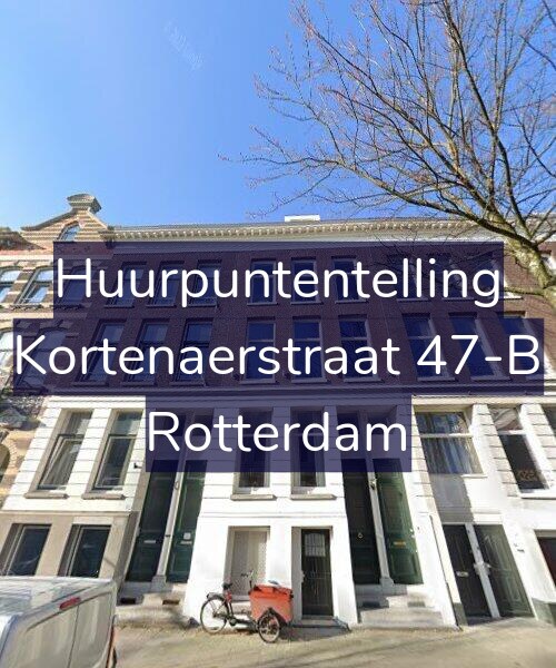Foto gevel Huurpuntentelling voor Kortenaerstraat 47-B, Rotterdam