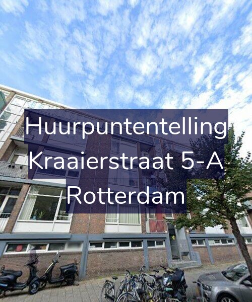 Foto gevel Huurpuntentelling voor Kraaierstraat 5-A, Rotterdam