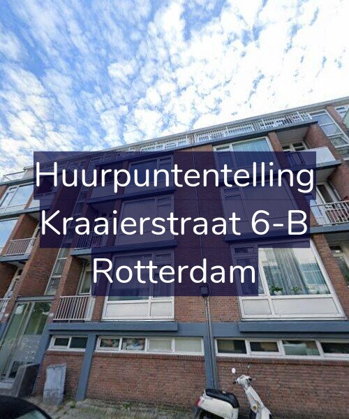 Foto gevel Huurpuntentelling voor Kraaierstraat 6-B, Rotterdam