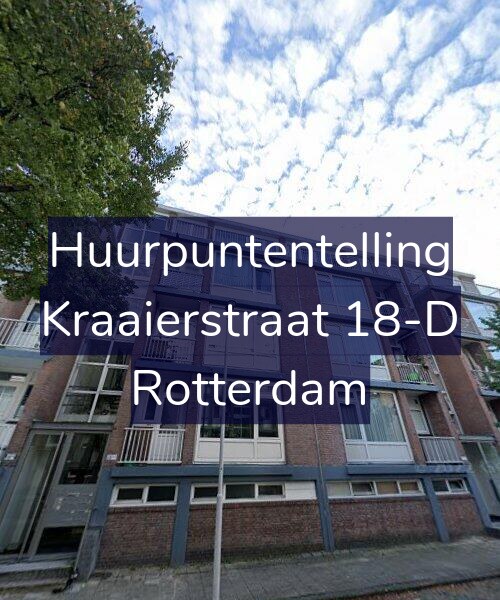 Foto gevel Huurpuntentelling voor Kraaierstraat 18-D, Rotterdam