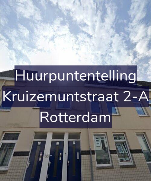 Foto gevel Huurpuntentelling voor Kruizemuntstraat 2-A, Rotterdam