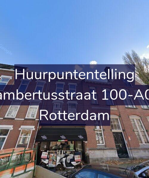 Foto gevel Huurpuntentelling voor Lambertusstraat 100-A02, Rotterdam