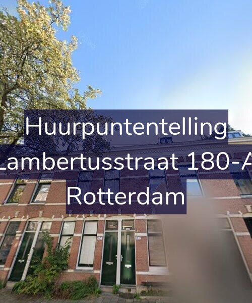 Foto gevel Huurpuntentelling voor Lambertusstraat 180-A, Rotterdam