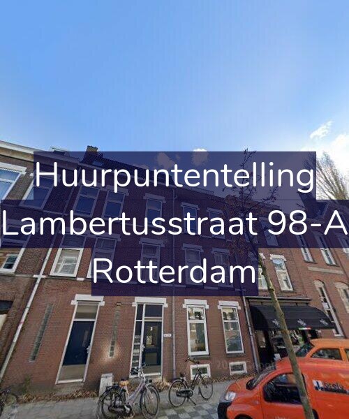 Foto gevel Huurpuntentelling voor Lambertusstraat 98-A, Rotterdam
