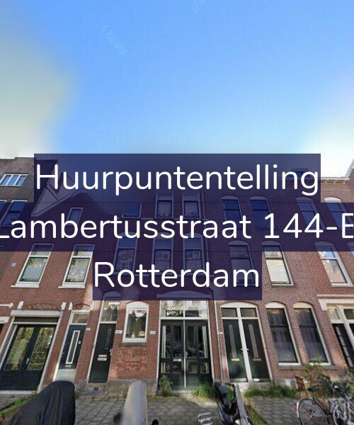 Foto gevel Huurpuntentelling voor Lambertusstraat 144-B, Rotterdam