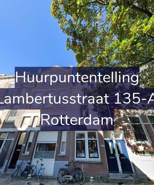 Foto gevel Huurpuntentelling voor Lambertusstraat 135-A, Rotterdam