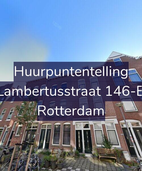 Foto gevel Huurpuntentelling voor Lambertusstraat 146-B, Rotterdam