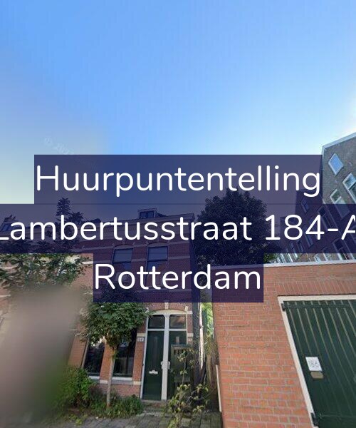 Foto gevel Huurpuntentelling voor Lambertusstraat 184-A, Rotterdam