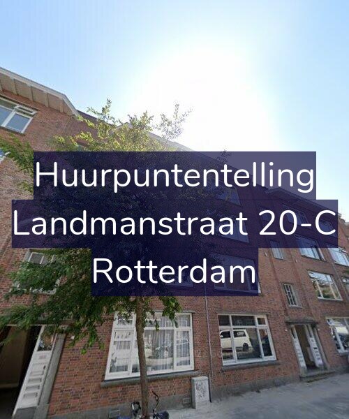 Foto gevel Huurpuntentelling voor Landmanstraat 20-C, Rotterdam