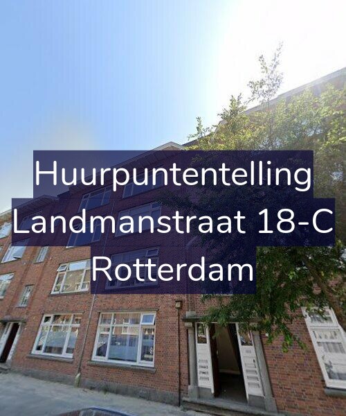 Foto gevel Huurpuntentelling voor Landmanstraat 18-C, Rotterdam
