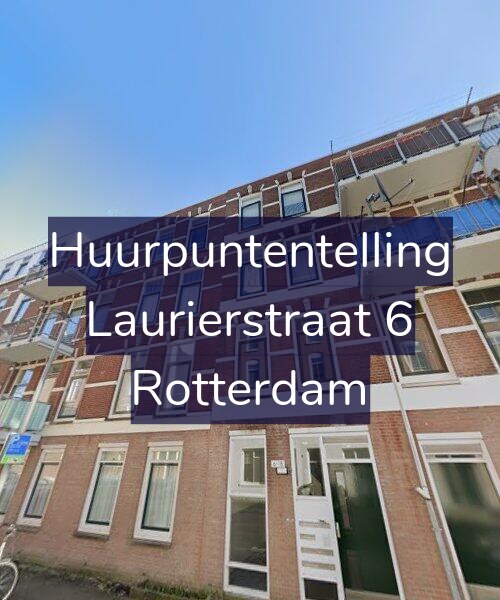 Foto gevel Huurpuntentelling voor Laurierstraat 6, Rotterdam