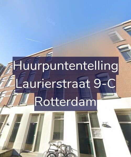 Foto gevel Huurpuntentelling voor Laurierstraat 9-C, Rotterdam