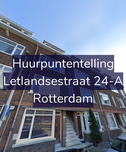 Foto gevel Huurpuntentelling voor Letlandsestraat 24-A, Rotterdam