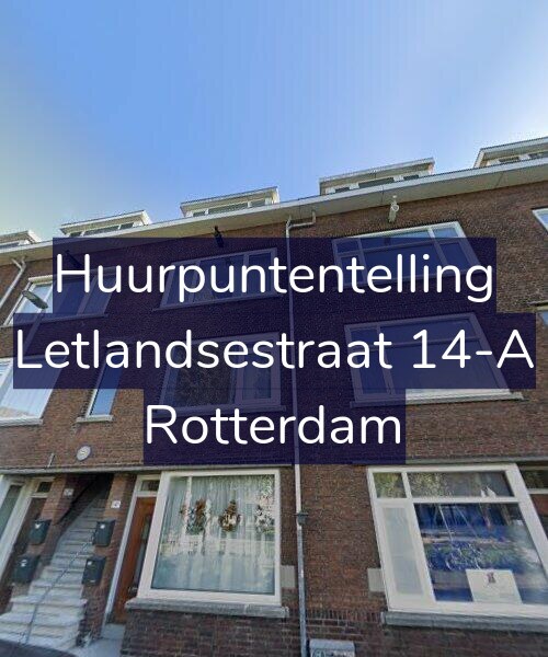 Foto gevel Huurpuntentelling voor Letlandsestraat 14-A, Rotterdam