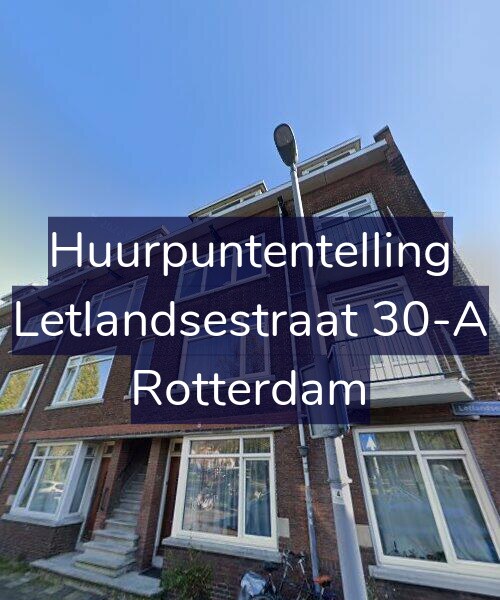 Foto gevel Huurpuntentelling voor Letlandsestraat 30-A, Rotterdam