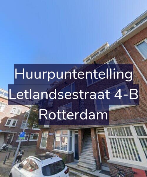 Foto gevel Huurpuntentelling voor Letlandsestraat 4-B, Rotterdam