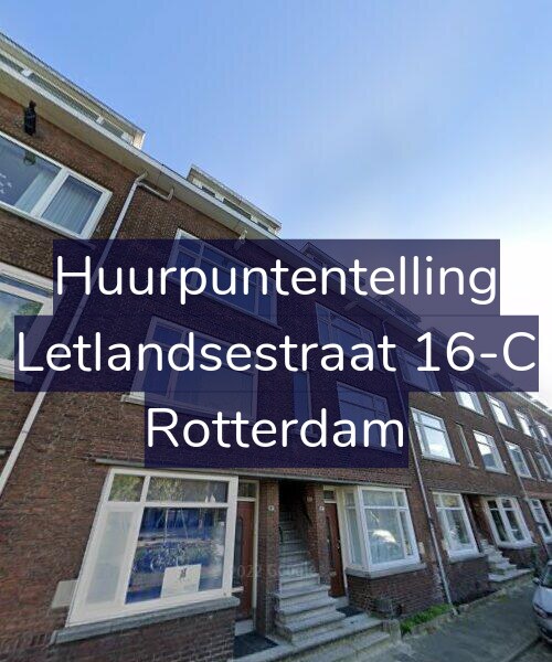 Foto gevel Huurpuntentelling voor Letlandsestraat 16-C, Rotterdam