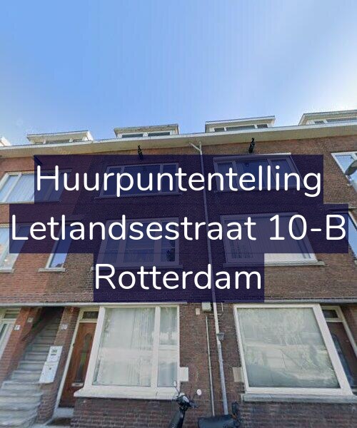 Foto gevel Huurpuntentelling voor Letlandsestraat 10-B, Rotterdam