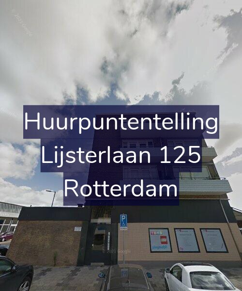 Foto gevel Huurpuntentelling voor Lijsterlaan 125, Rotterdam