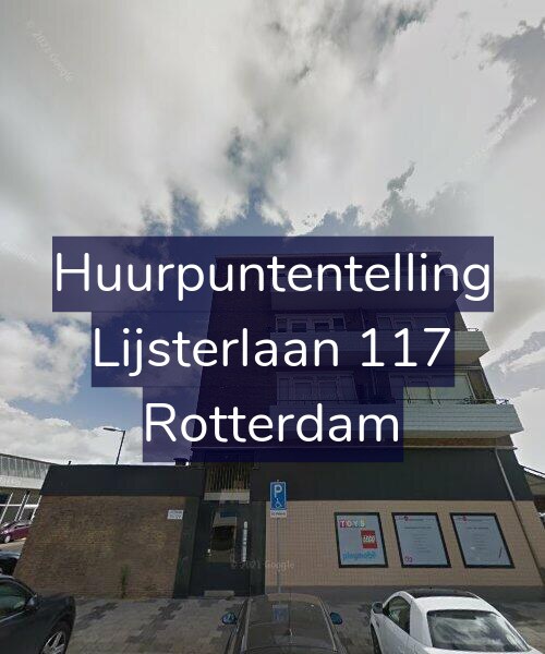Foto gevel Huurpuntentelling voor Lijsterlaan 117, Rotterdam