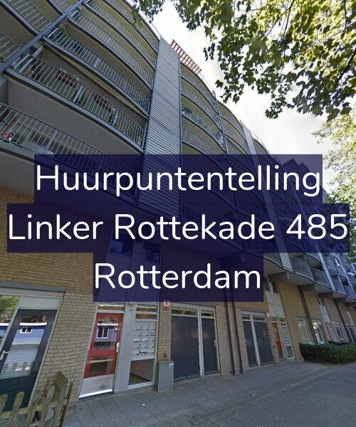 Foto gevel Huurpuntentelling voor Linker Rottekade 485, Rotterdam